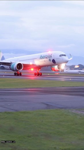 Iberojet a350-900 arribando a SJO #Iberojet #fypシ゚ #costarica #Planes | Mike Spotter Cr