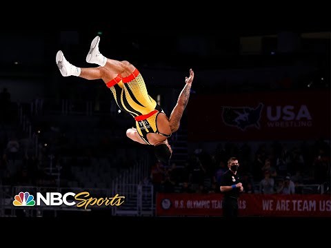 265 lb. Gable Steveson sweeps rival Gwiazdowski to punch ticket to Tokyo at 20 | NBC Sports