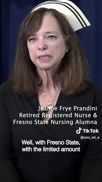Measure E is the key to expanding opportunities at Fresno State Nursing Program. Did you know that every year the Fresno State Nursing Program has to turn away qualified applicants because it doesn’t have the space or resources for a larger class? Your vote in support of Measure E will help triple or quadruple the nursing program at Fresno State and will benefit all of us! 🏥 #MeasureEFresno #FresnoVotes #FresnoCommunity #LocalGovernment #Infrastructure #FresnoImprovement #CommunityEngagement #C