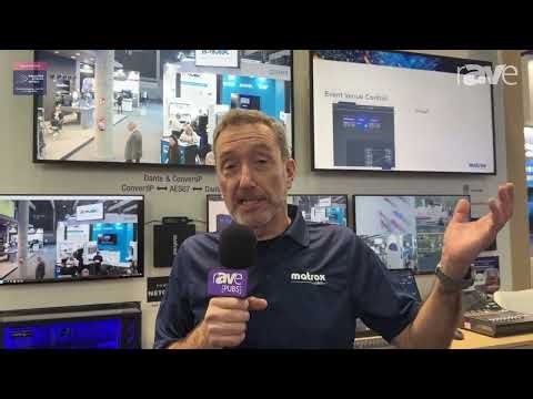 ISE 2025 | Matrox Video's ConvertIP & ConductIP with Dante Audio Integration | Interview with rAVe