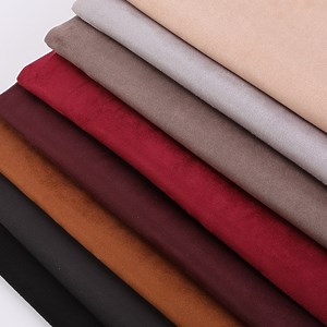 [Hot Item] China Suede Fabric Sea-Island Fliament Polyester Spandex Fabric Stretch Suede Fabric for Coat Trousers Fabric