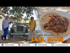 DESI STYLE Cooking Bikaneri LAAL MAAS + Bhuna MURGH + HERITAGE LIQUOR tasting l Darbari Lake,Bikaner