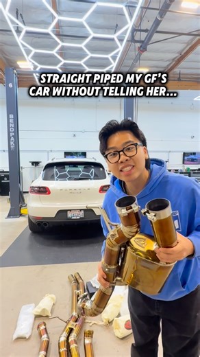 Derek Huynh on Instagram: "You guys think she’ll like the new @valvetronic exhaust? 🤭 Huge thanks to @valvetronic and @openbaygarage for making this possible!"