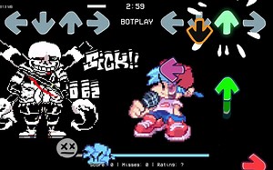 fnf ink sans 最后的色彩 神曲警告