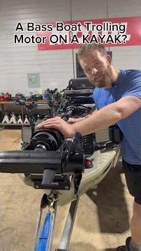 This trolling motor is ridiculous for a kayak! But it’s so worth it