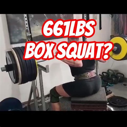300kg Buffalo Bar Box Squat (Above Parallel) 🦬