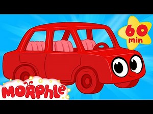 My Red Car (+ 1 hour Morphle Mega Vehicle compilation for kids!)