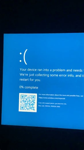 deranged woman scream reverse has BSOD