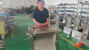 Automatic Fresh Beef Jerky Slicer Flake Pork Meat Pork Skin Peeling Machine Meat Slicer