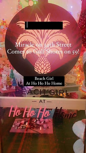 MIRACLE ON 59 … Beach Girl At Ho Ho Ho Home NEW CHRISTMAS BOUTIQUE, Open 10-6, 3947 State Highway 59, Suite 220, Gulf Shores — New arrivals every day like you’ve never seen before! Design, Decor, Divine! 🌴💃@HoHoHo🏡 | Beach Girl At Home