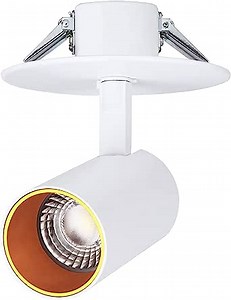 LED Ceiling Spotlight, Adjustable Spot Light With Built-In J-Box, Dimmable Directional Ceiling Mount Light Fixtures, 12W Flush Mount Track Lighting, 950LM Gallery Picture Lighting, 3000K Warm White