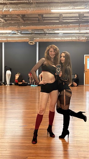 Aryelle Tuttle on Instagram: "Loveeeeeee Song ✨❤️ Choreo: @maridancy . . I am not going to lie. Both of my videos from this masterclass were so much better than what I was expecting. Maria gave us beautiful, strong moves that required a lot of balance. Balance is something I really struggle with in heels, and I am working on it little by little to become better. I feel proud to share this video and see so much growth in my journey. I was truly terrified filming and am surprised it is not all ove