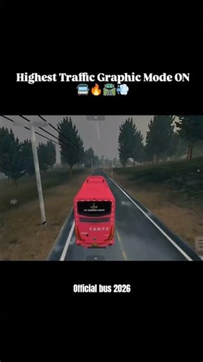 Highest grafic 😱 || @BUSGMR2026 || bus open world traffic game #games #bussid #driving #shorts