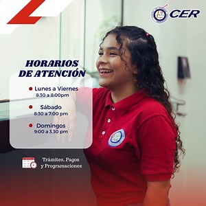 ¡Ven y conócenos! ‼ Tenemos un lugar para ti ‼ Horario de atención: Lunes a viernes de 8:30 am a 8pm Sábados de 8:30 am a 7:00pm Domingo de 9:00 am 3:30 pm Recuerda realizar tus trámites, programaciones o pagos con tiempo #HorarioDeAtencion #atencionpersonalizada #prepa #CER | CER Monterrey | Facebook