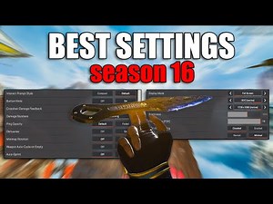 BEST SETTINGS for Apex Legends SEASON 16 (Video settings, Gameplay, Keybinds...)