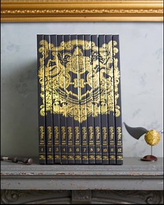 If you've been collecting the first volumes of the Harry Potter: Film Vault series, you've probably figured out that the books form the Hogwarts crest on your shelf. To complete your collection, you can pre-order the final volumes 9-12, just released by Insight Editions, using this link: http://bit.ly/HPFILMVAULT Also stay tuned for our review and upcoming giveaway of the entire 12 volume set to one lucky winner. | The Leaky Cauldron