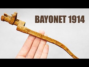 Rusty and Broken WW1 Bayonet Restoration