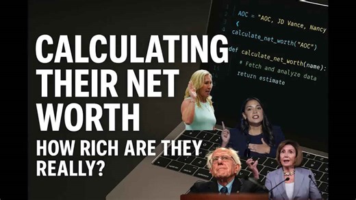 (44) quiverquant: millionaire members of congress net worth & stock trades