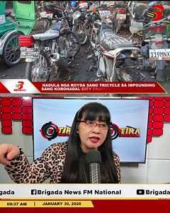 TIRA BRIGADA kasama si Brigada Bing Pabi-Araquil - January 30, 2026 #BrigadaNewsFMKoronadal TEXTLINE: 09358040170 LISTEN VIA: 🌐 www.brigadanews.ph 📻 95.7 MHz FB Page: 95.7 Brigada News FM Koronadal YouTube Channel: Brigada News Philippines www.brigadanews.ph | 95.7 Brigada News FM Koronadal
