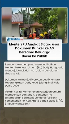 Menteri PU Angkat Bicara usai Dokumen Kunker ke AS Ajak Keluarga Bocor ke Publik