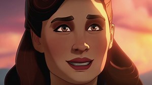 Get a better look at Captain Carter and Steve Rogers’ HYDRA Stomper in this new clip from Marvel's What If...? | IGN