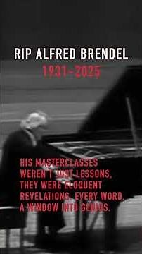 RIP Alfred Brendel