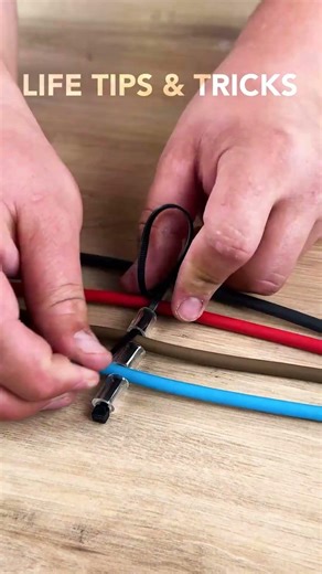 Wire organizing hack using zip tie #easy #wire #organizing #trick