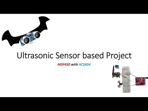 HC-SR04 Ultrasonic Distance Sensor with MSP430