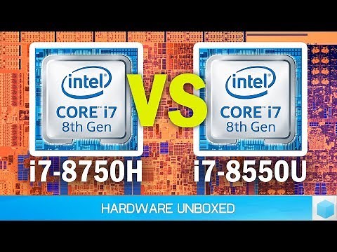 Intel Core i7-8750H vs Core i7-8550U Benchmark Battle