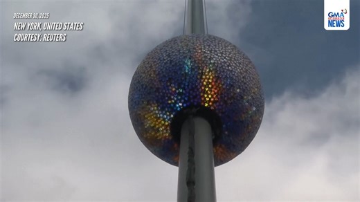 WATCH: A test run of New York City’s ball drop concluded successfully in Times Square on December 30, less than 48 hours before the final countdown to New Year’s Eve. The Constellation Ball is the largest New Year’s Eve Ball ever, containing 5,280 crystals and LED light pucks. It will remain dark until the final countdown, seconds before midnight on December 31, 2025. COURTESY: Reuters | GMA News