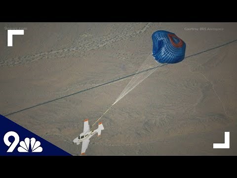 Small plane involved in mid-air collision equipped with life-saving parachute