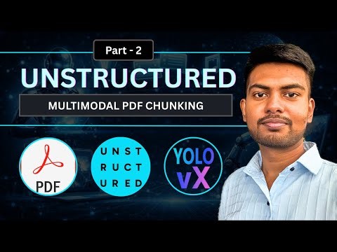 Multimodal PDF Chunking using ‪@unstructuredio‬ ​