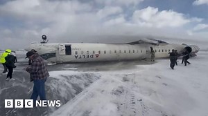 Toronto plane crash: All passengers survive Delta flight which flips on runway