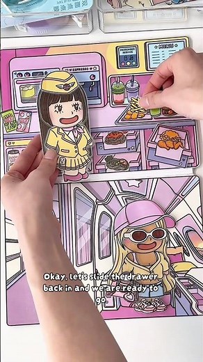 DIY paper doll book paperdoll book cute diy roleplay to make at home toca inspo #papercrafter