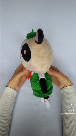Panda Scout from Moose and Zee.Custom plush