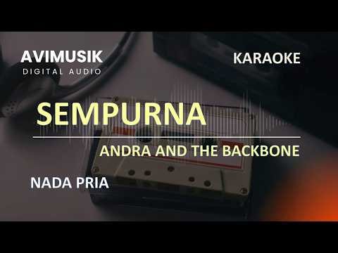 Sempurna - Andra And The Backbone | Karaoke Nada PRIA | Avimusik