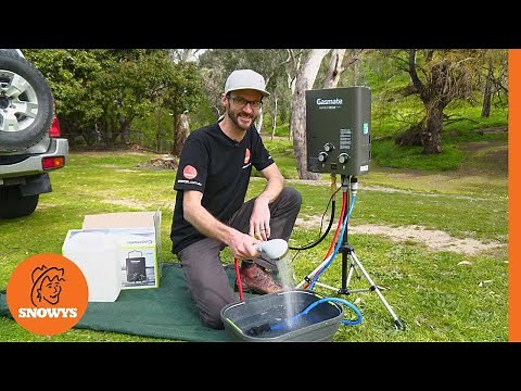 Gasmate WaterTech Portable Hot Water System - Features
