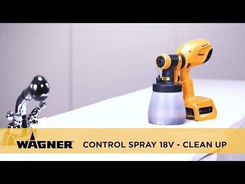 Wagner Control Spray 18V - Cleanup