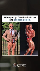 516K views · 228 reactions | When you can go from trunks to tux and still look peeled. That’s dedication to the craft! Hard work in the gym doesn’t take a day off—even when you clean up.  | BodyBuilding Tips & Tricks | Facebook