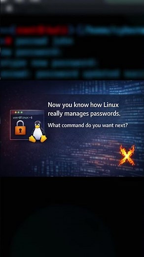 Linux Password Security Tips 🔐 Protect /etc/shadow & Users #linuxcommands #linuxcmd #cybersecurity
