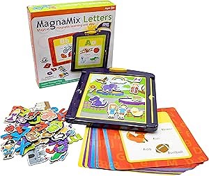 Mindware MagnaMix Alphabet Letter Recognition and Phonics for Kids | Learning Resources Kids Games