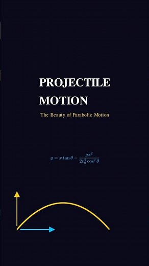 This is why Projectiles draw a PERFECT parabola #physics