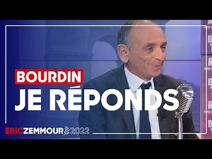 Éric Zemmour invité chez Bourdin Direct
