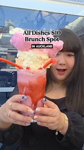 This cafe has a huge menu with dishes all at $10. Plus they have massive monster shakes for $15. They have dishes like Thai Green Mussels, Steak Sandwich, Prawn Spaghetti with lobster bisque, crawfish & caviar, Paua & Mussel Fritters with lobster aioli & caviar. I liked the Chilli Crab Scrambled Egg, Spicy Chicken Wings. Our friend loves their Fried Chicken Waffles. And Anthony’s favorite was Sticky Hoisin Pork Ribs, Seared Sesame Tuna with wasabi mayo & lobster emulsion. They even have dishes l