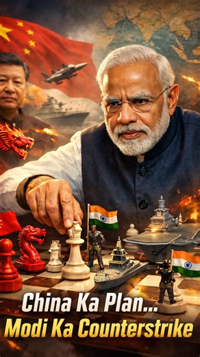 Kuldeep Chaudhari on Instagram: "Modi vs China: The Geopolitical Checkmate | India’s Hidden Strategy Finally Exposed! China has been planning for 20+ years to surround India through a deadly strategic plan known as the String of Pearls — using Pakistan, Sri Lanka, Bangladesh, Myanmar & Djibouti to trap India geopolitically. But under PM Modi, India didn’t simply respond — India redesigned the entire global board. In this 15-minute geopolitical cinematic breakdown, we reveal: 🔥 China’s Silent Wa