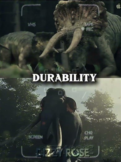 Palaeoloxodon namadicus vs Triceratops prosus #viral #prehistoric #animals #vs #1v1 #dinosaur