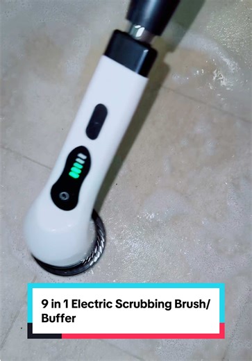 Electric Spin Scrubber – 9-in-1 Cordless Cleaning Brush Make cleaning faster, easier and less effort with this powerful cordless electric spin scrubber. Designed to tackle bathrooms, kitchens, tiles and even cars, this all-in-one tool helps you scrub away dirt and grime without bending, kneeling or straining your back. Featuring 9 interchangeable brush heads, you can switch between soft, medium and heavy-duty options depending on the surface. The adjustable extension handle lets you reach high t