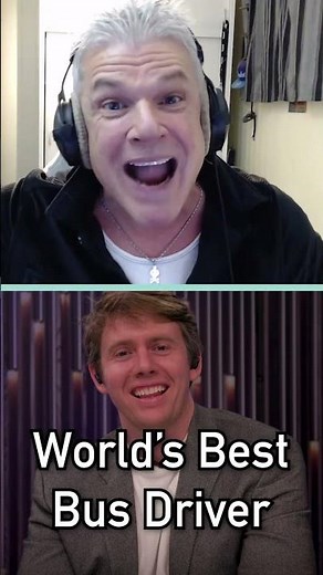 Is this the world's best bus driver?