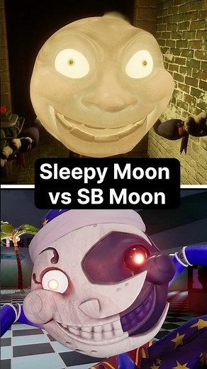 Sleepy Moon vs Security Breach Moon | FNAF: SOTM