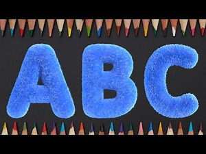 My First ABC Song for Toddlers | Colorful Alphabet Learning A–Z